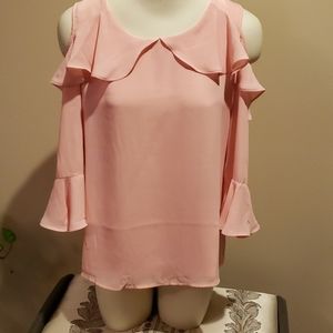 Cold shoulder blouse